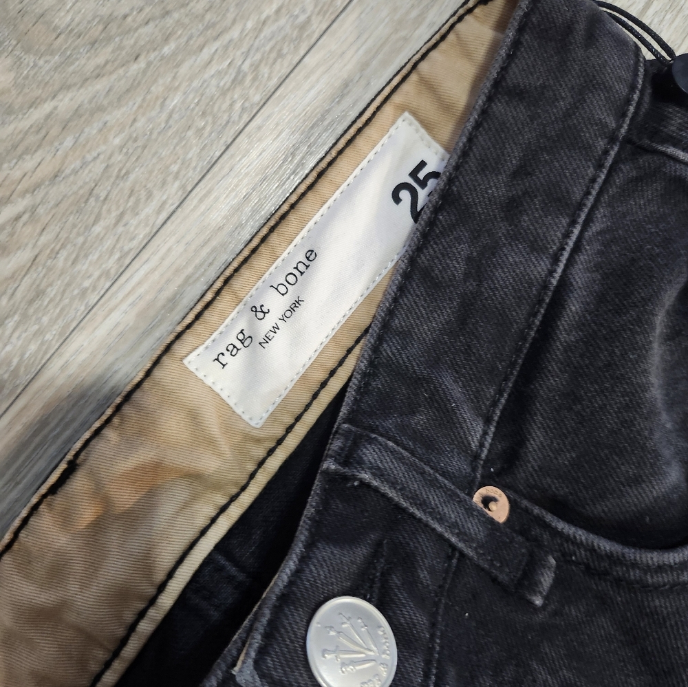Rag & Bone High Rise Cropped Flare Jeans (25) NWT - Picture 4 of 11